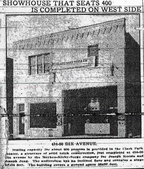 Clark Park Theatre - OLD NEWS ARTICLE